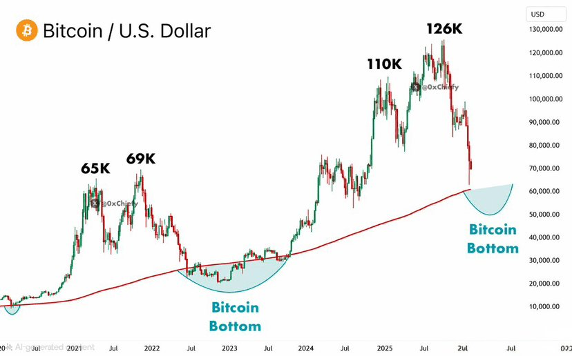 $60B Vanishes as Bitcoin Crashes Below $63K 3 Source: Nehal/X