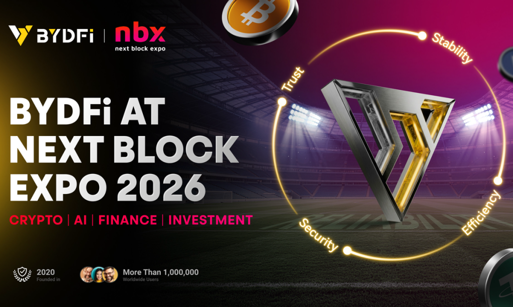 BYDFi Expands European Reach with Next Block Expo 2026 Sponsorship in Warsaw 1 BYDFi Expands European Reach with Next Block Expo 2026 Sponsorship in Warsaw