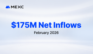 MEXC Records $175M Net Inflows in February, Ranking 4th Among Global CEXs