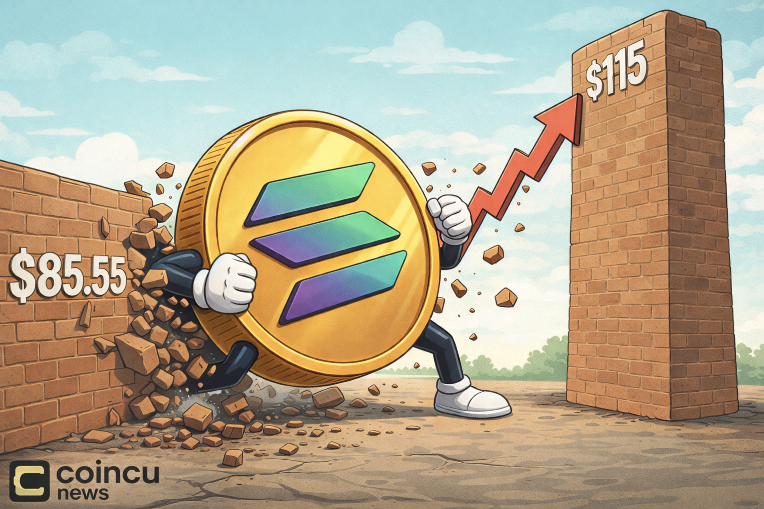 Solana Targets $115 Resistance After Breaking Above $85.55 Mark