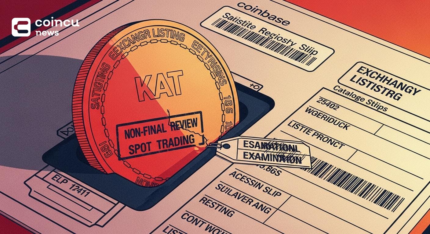 Katana (KAT) awaits Coinbase spot trading pending review