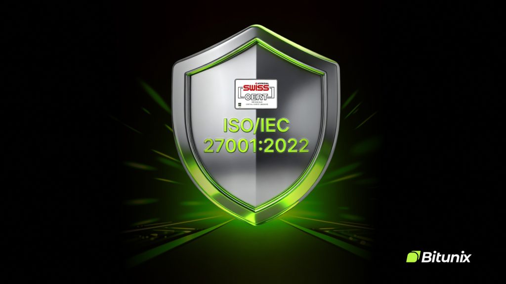 Bitunix Exchange Secures ISO 27001:2022 Certification, Reinforcing Strong Protection of User Data 1 Bitunix Exchange Secures ISO 27001:2022 Certification, Reinforcing Strong Protection of User Data