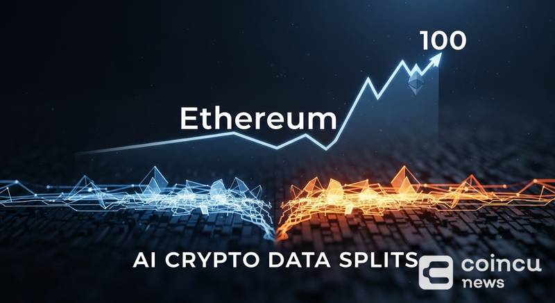 Ethereum Price Nears $2,100 as AI Crypto Data Splits