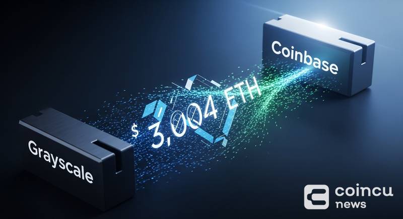 Grayscale Transferred 3,004 ETH to Coinbase
