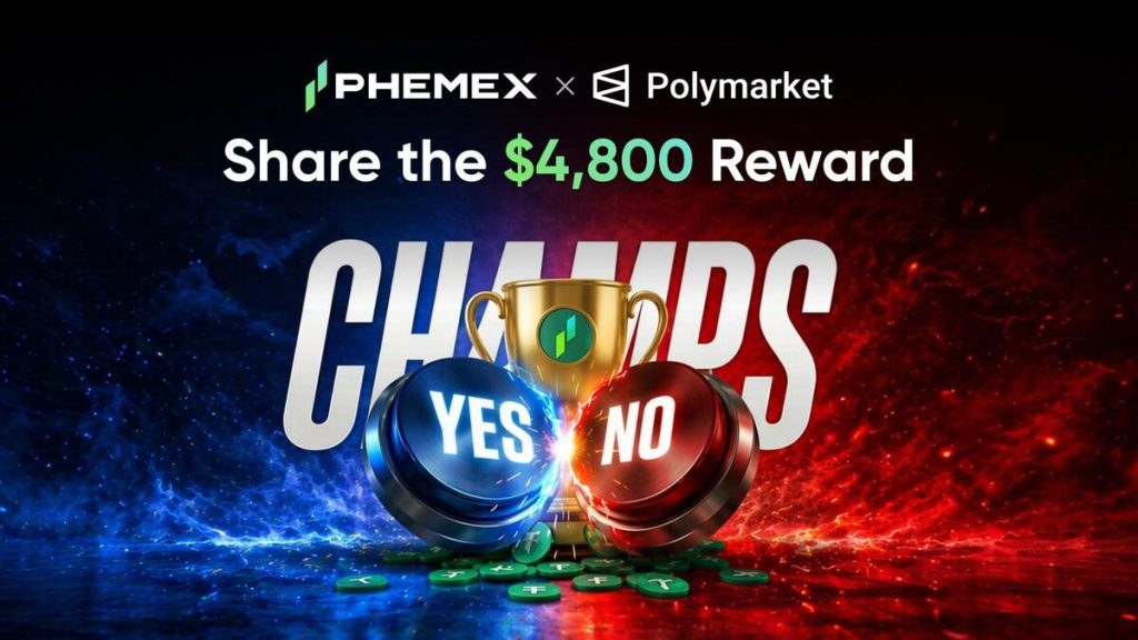 Phemex Launches Prediction Market Powered by Polymarket, Introduces Month-Long Forecasting Championship 1 Phemex Launches Prediction Market Powered by Polymarket, Introduces Month-Long Forecasting Championship