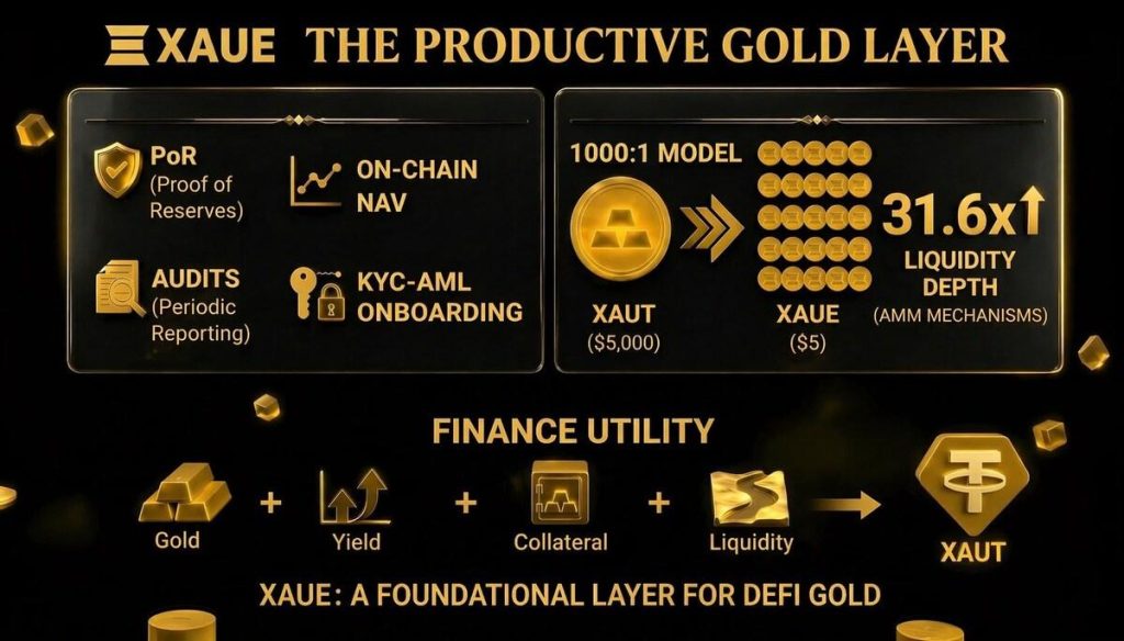Aurise Foundation Launches XAUE, Unlocking Yield for RWA Gold 1 Aurise Foundation Launches XAUE, Unlocking Yield for RWA Gold