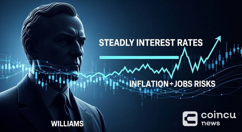Williams Says Inflation, Jobs Risks Support Steady Rates