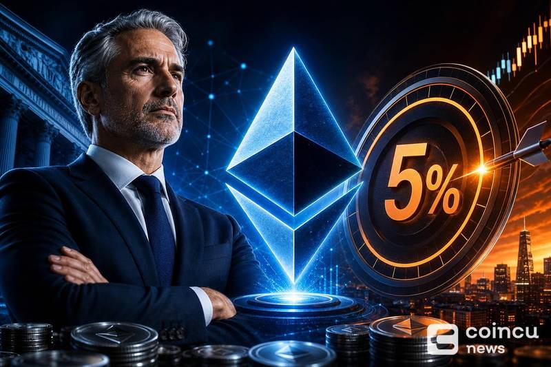 Bitmine Plans to Hold 5% of Ethereum Supply by End of 2026