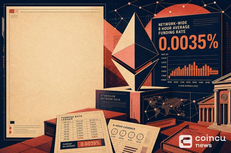 Data: ETH 8-Hour Average Funding Rate Is 0.0035% Across the Network