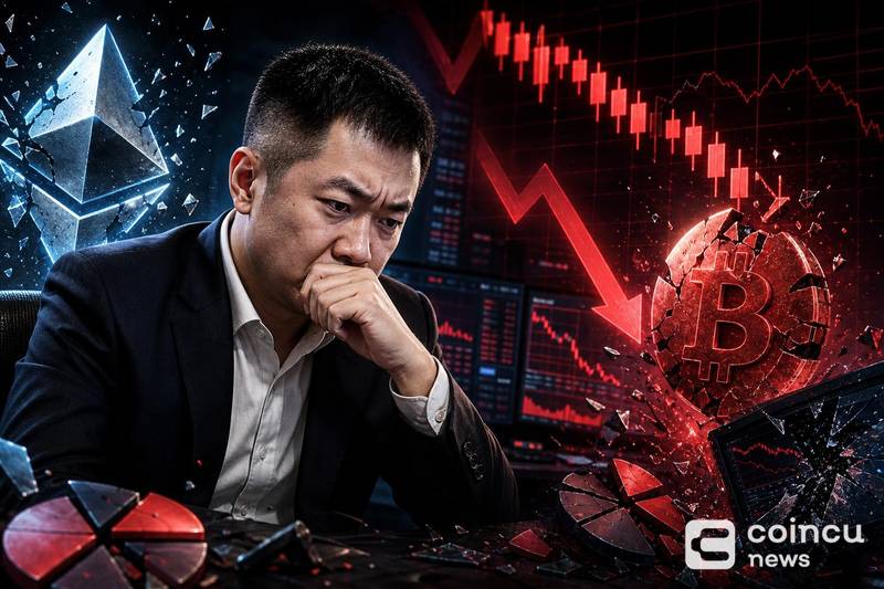 Huang Licheng Closes Most ETH and BTC Long Positions With Nearly $32M Loss