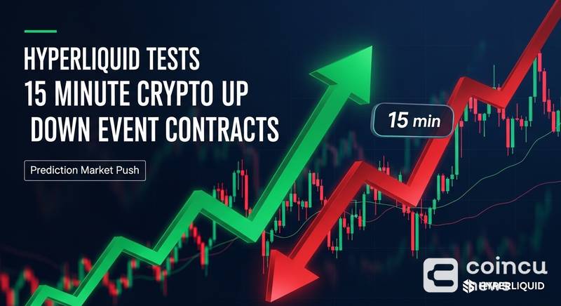 Hyperliquid Tests 15-Minute Crypto Up-Down Event Contracts in Prediction Market Push