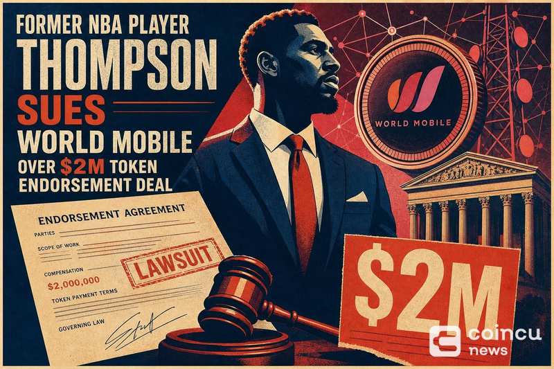 Former NBA Player Thompson Sues World Mobile Over $2M Token Endorsement Deal