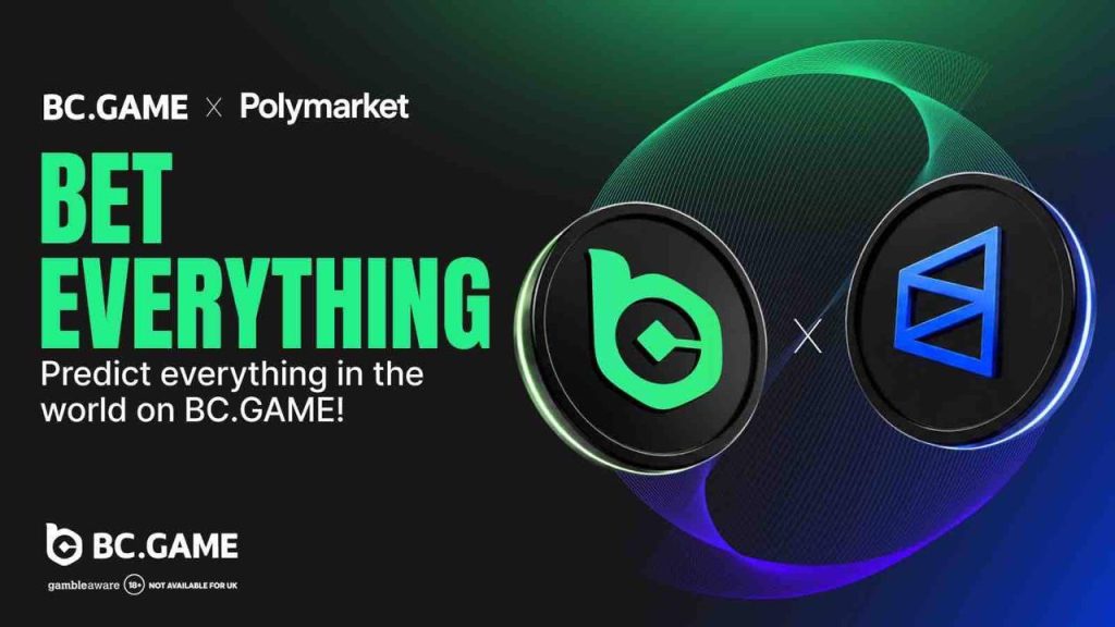 BC.GAME Launches Prediction Center, Powered by Polymarket 1 BC.GAME Launches Prediction Center, Powered by Polymarket
