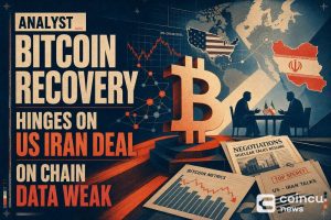 Analyst: Bitcoin Recovery Hinges on US-Iran Deal, On-Chain Data Weak