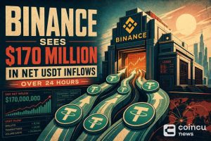 Binance Sees $170 Million in Net USDT Inflows Over 24 Hours
