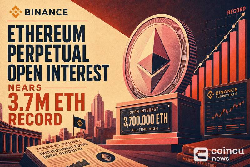 Binance Ethereum Perpetual Open Interest Nears 3.7M ETH Record