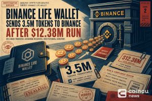Binance Life Wallet Sends 3.5M Tokens to Binance After $12.38M Run
