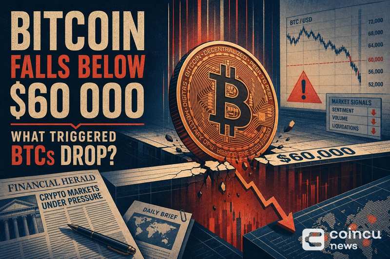 Bitcoin Falls Below $60,000: What Triggered BTC’s Drop?