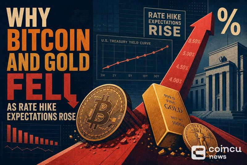 Why Bitcoin and Gold Fell as Rate Hike Expectations Rose 1 Why Bitcoin and Gold Fell as Rate Hike Expectations Rose