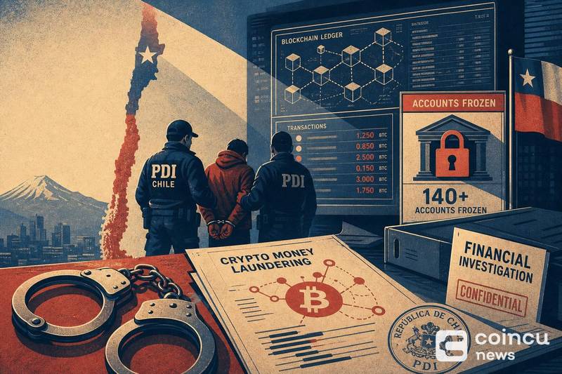 Chile Crypto Money-Laundering Case: 18 Arrested, 140+ Accounts Frozen
