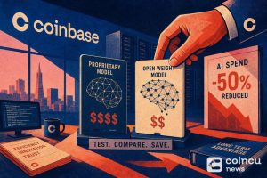 Coinbase Says It Cut AI Spending Nearly 50% by Testing Open-Weight Models