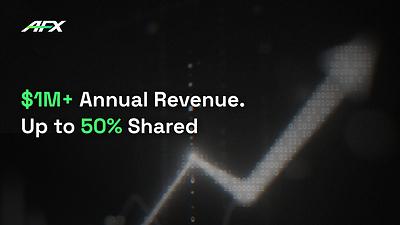 AFX Shares Up to 50% of Protocol Revenue with Traders as Cumulative Volume Approaches $1 Billion