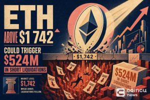 ETH Above $1,742 Could Trigger $524M in Short Liquidations