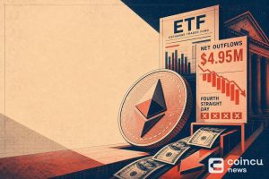 Ethereum Spot ETFs See $4.95M Net Outflows for Fourth Straight Day