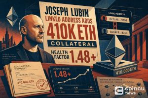 Joseph Lubin-Linked Address Adds 410K ETH Collateral, Health Factor 1.48+