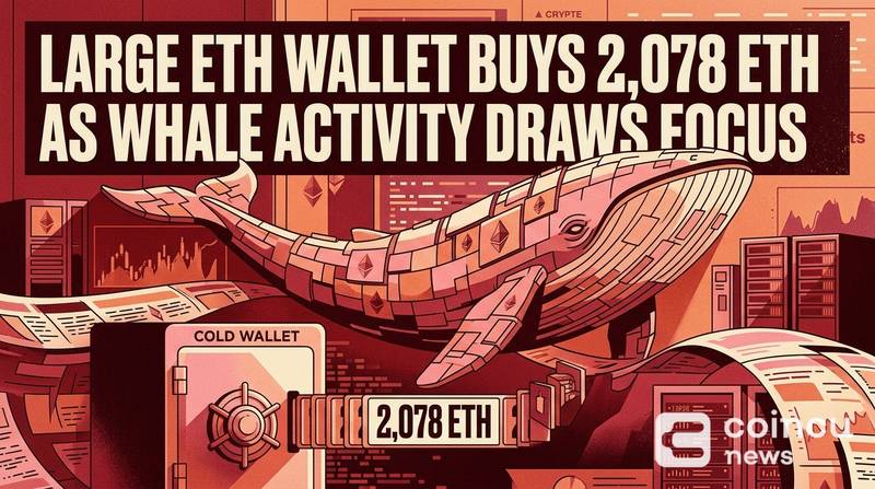 Large ETH Wallet Buys 2,078 ETH as Whale Activity Draws Focus