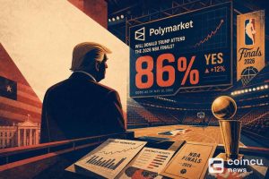 Polymarket Odds of Trump Attending the 2026 NBA Finals Rise to 86%