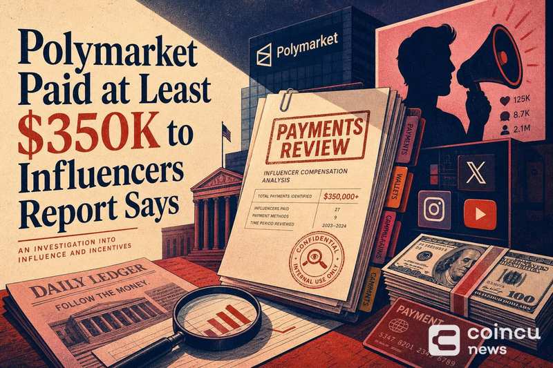 Polymarket Paid at Least $350K to Influencers, Report Says