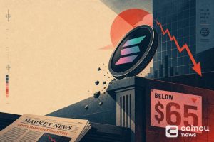SOL Falls Below $65, Down 1.46% in 24 Hours