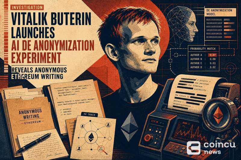 Vitalik Buterin Launches AI De-Anonymization Experiment, Reveals Anonymous Ethereum Writing 1 Vitalik Buterin Launches AI De-Anonymization Experiment, Reveals Anonymous Ethereum Writing