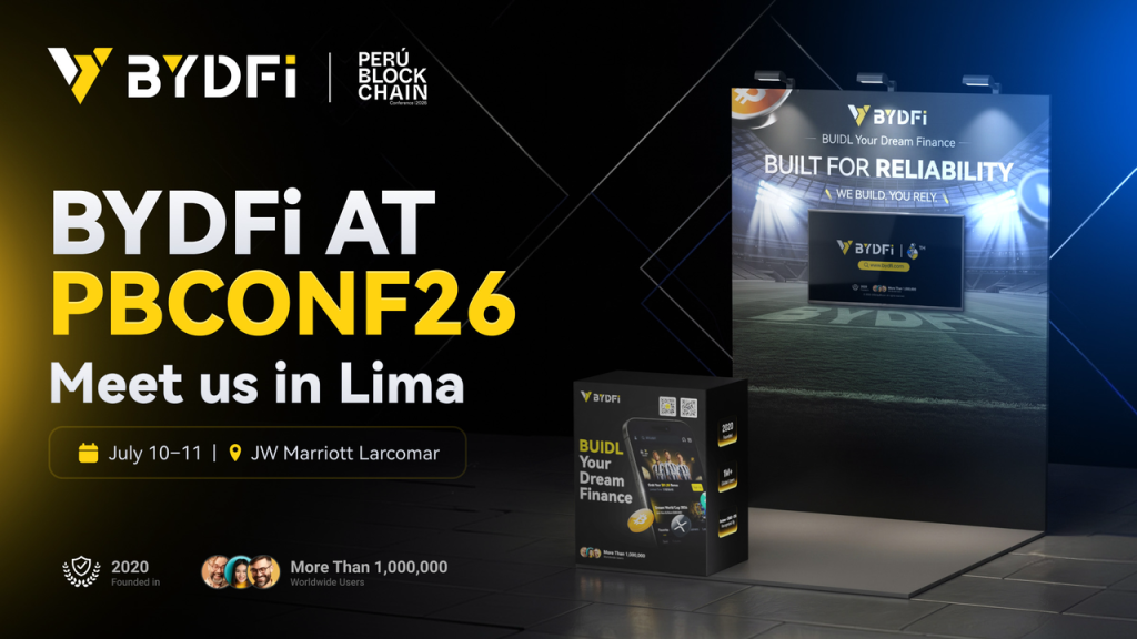 BYDFi Participates in Peru Blockchain Conference 2026, Engaging the LATAM Web3 Community 1 BYDFi Participates in Peru Blockchain Conference 2026, Engaging the LATAM Web3 Community