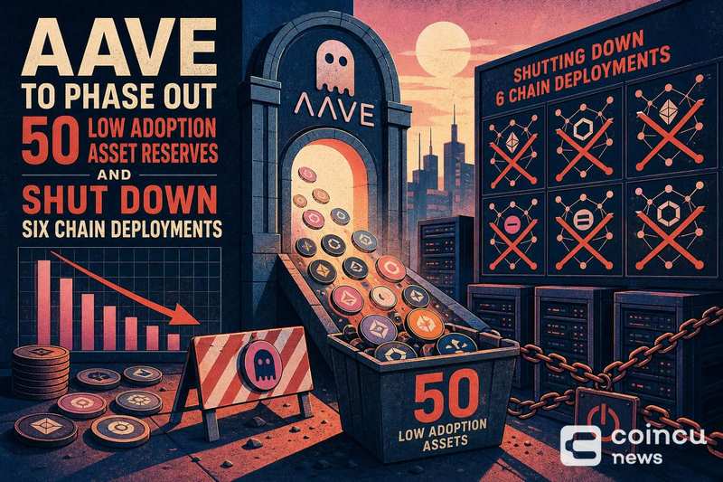 Aave to Phase Out 50 Low-Adoption Asset Reserves and Shut Down Six Chain Deployments 1 Aave to Phase Out 50 Low-Adoption Asset Reserves and Shut Down Six Chain Deployments
