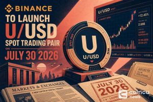 Binance to Launch U/USD Spot Trading Pair on July 30, 2026