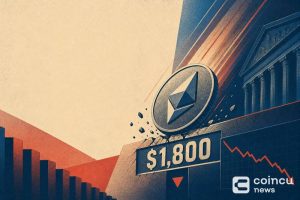 Ether Falls Below $1,800 as ETH Drops 1.23% in 24 Hours