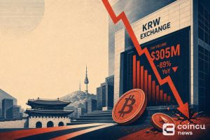 South Korea Crypto Exchange Volume Falls 89% YoY to $305M