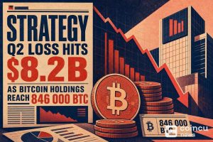 Strategy Q2 Loss Hits $8.2B as Bitcoin Holdings Reach 846,000 BTC