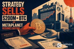Strategy Sells $200M+ BTC as Metaplanet Resumes Buying