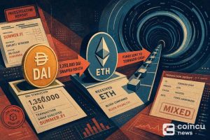 Summer.fi attacker swaps 1.35M DAI for ETH, sends funds to Tornado Cash