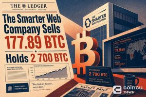 The Smarter Web Company Sells 177.89 BTC, Holds 2,700 BTC