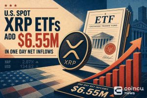 U.S. Spot XRP ETFs Add $6.55M in One-Day Net Inflows