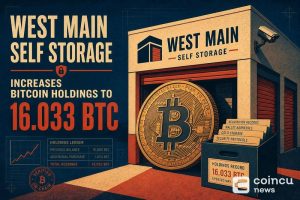 West Main Self Storage Increases Bitcoin Holdings to 16.033 BTC
