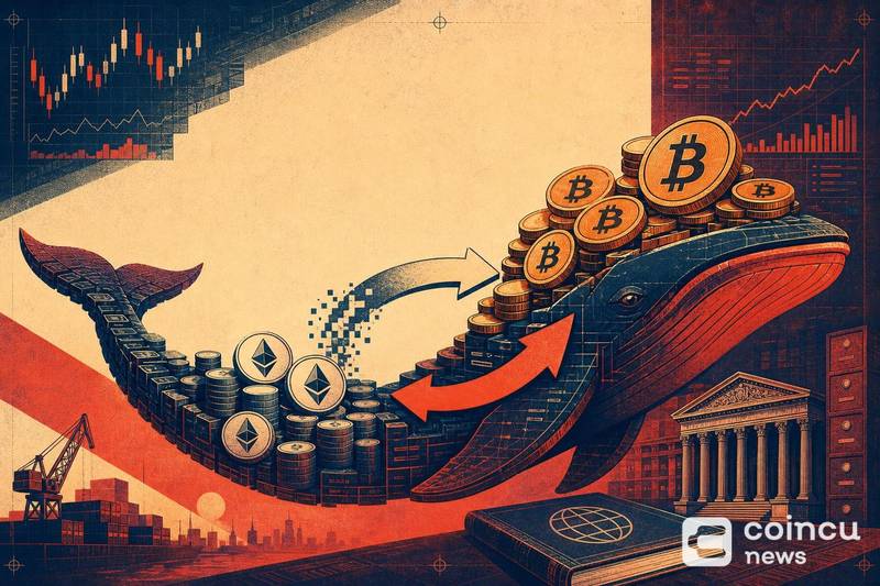 Whale Swaps 4,695 ETH for 133.8 BTC as Bitcoin Rotation Draws Focus