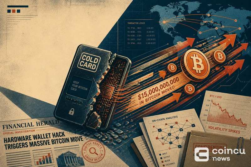 After Coldcard Hack, $15 Billion in Bitcoin Was Moved: What It Means