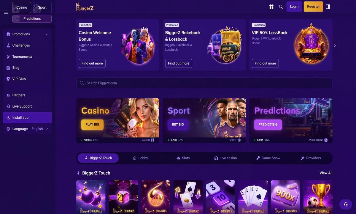 BiggerZ: Building a Fairness-First Crypto Casino, Sportsbook and Prediction Markets Platform