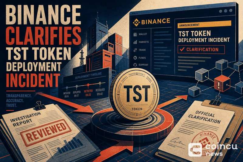 Binance Clarifies TST Token Deployment Incident 1 Binance Clarifies TST Token Deployment Incident