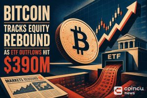 Bitcoin Tracks Equity Rebound as ETF Outflows Hit $390M